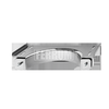 Стеновой хомут ( AISI 430) D280 Ferrum