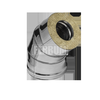 Сэндвич-колено 135° D110X200 (430/0,8мм + нерж.) Ferrum
